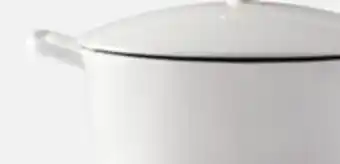 Canadian Tire Lagostina 7-Qt White Enamel Cast-Iron Casserole offer