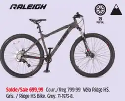 Canadian Tire Raleigh Ridge HS Bike offer