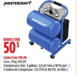 Canadian Tire Mastercraft 5-Gallon Air Compressor offer
