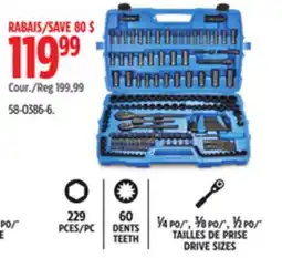 Canadian Tire Mastercraft 229-pc Socket Set offer