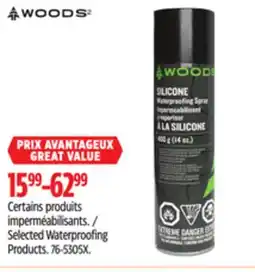 Canadian Tire Woods Selected Waterproofing Products offer