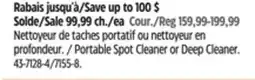 Canadian Tire NOMA Portable Spot Cleaner or Deep Cleaner offer