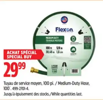 Canadian Tire Medium-Duty Hose, 100´ offer