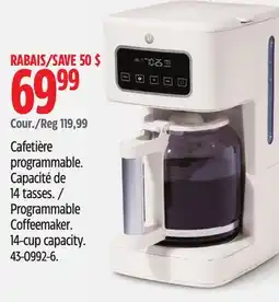 Canadian Tire Vida by PADERNO Programmable Coffeemaker offer