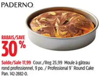 Canadian Tire PADERNO Professional 9˝ Round Cake Pan offer