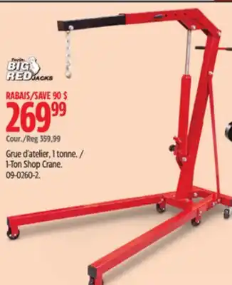 Canadian Tire Big Red 1-Ton Shop Crane offer