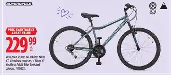 Canadian Tire Supercycle Nitro XT Youth or Adult Bike. Selected colours offer