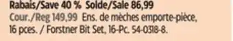 Canadian Tire MAXIMUM Forstner Bit Set offer