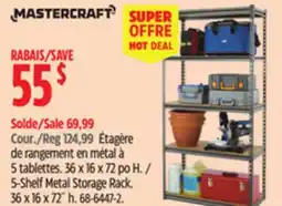 Canadian Tire 5-Shelf Metal Storage Rack offer