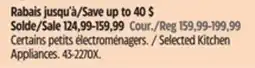 Canadian Tire Breville Selected Kitchen Appliances offer