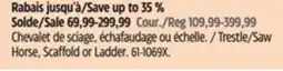 Canadian Tire Mastercraft Trestle/Saw Horse, Scaffold or Ladder offer
