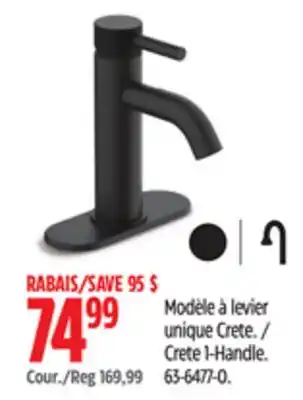 Canadian Tire Danze Crete 1-Handle offer