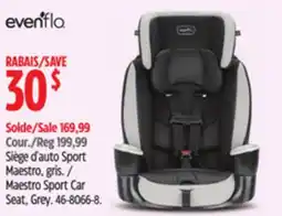 Canadian Tire Evenflo Maestro Sport Car Seat offer