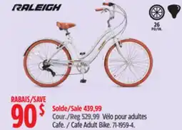 Canadian Tire Raleigh Cafe Adult Bike offer
