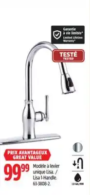 Canadian Tire Danze Lisa 1-Handle offer