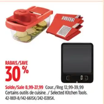 Canadian Tire One-touch Selected Kitchen Tools offer