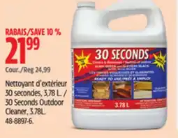 Canadian Tire 30 Seconds Outdoor Cleaner offer