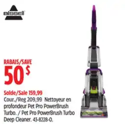 Canadian Tire BISSELL Pet Pro PowerBrush Turbo Deep Cleaner offer