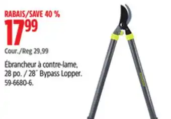 Canadian Tire Yardworks 28˝ Bypass Lopper offer