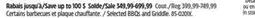 Canadian Tire Vermont Selected BBQs and Griddle offer