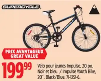 Canadian Tire Supercycle Impulse Youth Bike, 20˝ offer