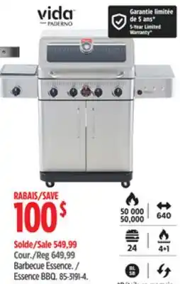 Canadian Tire Vida by paderno Essence BBQ offer