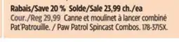 Canadian Tire Paw Patrol Spincast Combos offer