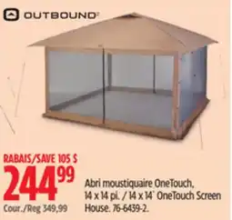 Canadian Tire Outbound 14 x 14´ OneTouch Screen House offer
