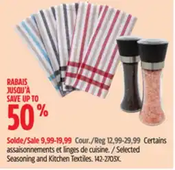 Canadian Tire MASTER Chef Selected Seasoning and Kitchen Textiles offer