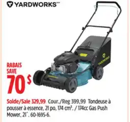 Canadian Tire Yardworks 174cc Gas Push Mower offer