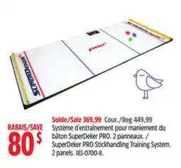 Canadian Tire SuperDeker PRO Stickhandling Training System offer