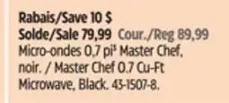 Canadian Tire Master Chef 0.7 Cu-Ft Microwave offer