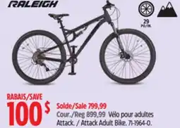 Canadian Tire Raleigh Attack Adult Bike offer