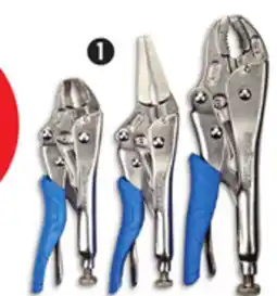 Canadian Tire Mastercraft 3-Pc Locking Pliers Set offer