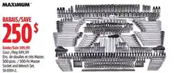 Canadian Tire MAXIMUM 500-Pc Master Socket and Wrench Set offer
