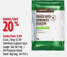 Canadian Tire Garden Club All-Purpose Grass Seed offer