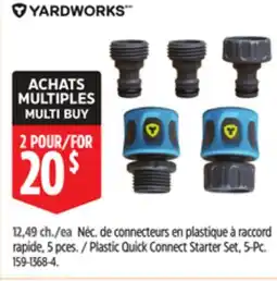 Canadian Tire Yardworks Plastic Quick Connect Starter Set offer