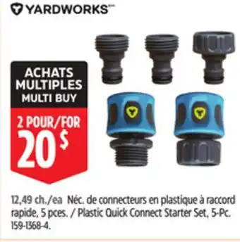 Canadian Tire Yardworks Plastic Quick Connect Starter Set offer
