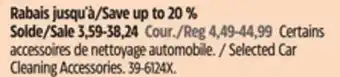 Canadian Tire Selected Car Cleaning Accessories SIMONIZ offer