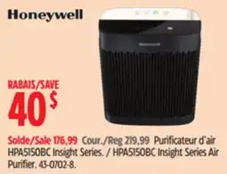 Canadian Tire Honeywell HPA5150BC Insight Series Air Purifier offer