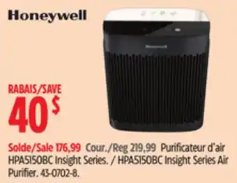 Canadian Tire Honeywell HPA5150BC Insight Series Air Purifier offer