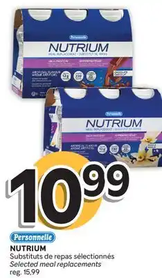 Brunet NUTRIUM Substituts de repas sélectionnés offer