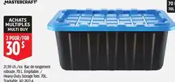 Canadian Tire Mastercraft Heavy-Duty Storage Tote offer