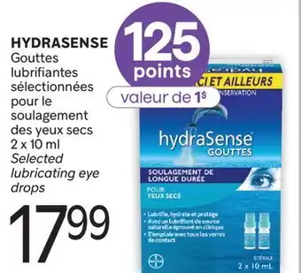 Brunet HYDRASENSE Gouttes lubrifiantes sélectionnées pour le soulagement des yeux secs offer