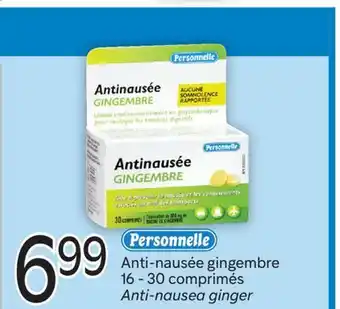 Brunet PERSONNELLE Anti-nausée gingembre offer
