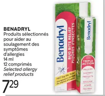 Brunet BENADRYL Produits sélectionnés pour aider au soulagement des symptômes d'allergies offer