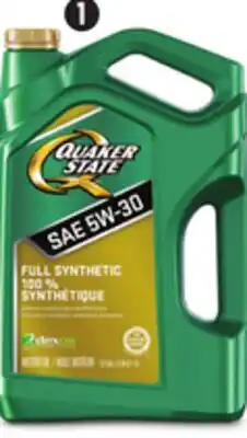 Canadian Tire Quaker Full Synthetic Motor Oil. 3 grades available offer