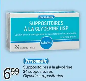 Brunet PERSONNELLE Suppositoires à la glycérine offer