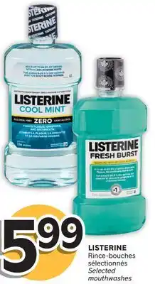 Brunet LISTERINE Rince-bouches sélectionnés offer
