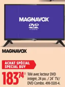 Canadian Tire Magnavox 24˝ TV/ DVD Combo offer